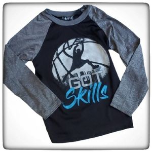 Athletic Basketball Polyester Boy LongsleeveXS 4/5